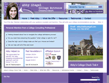 Tablet Screenshot of abbysiegel.com